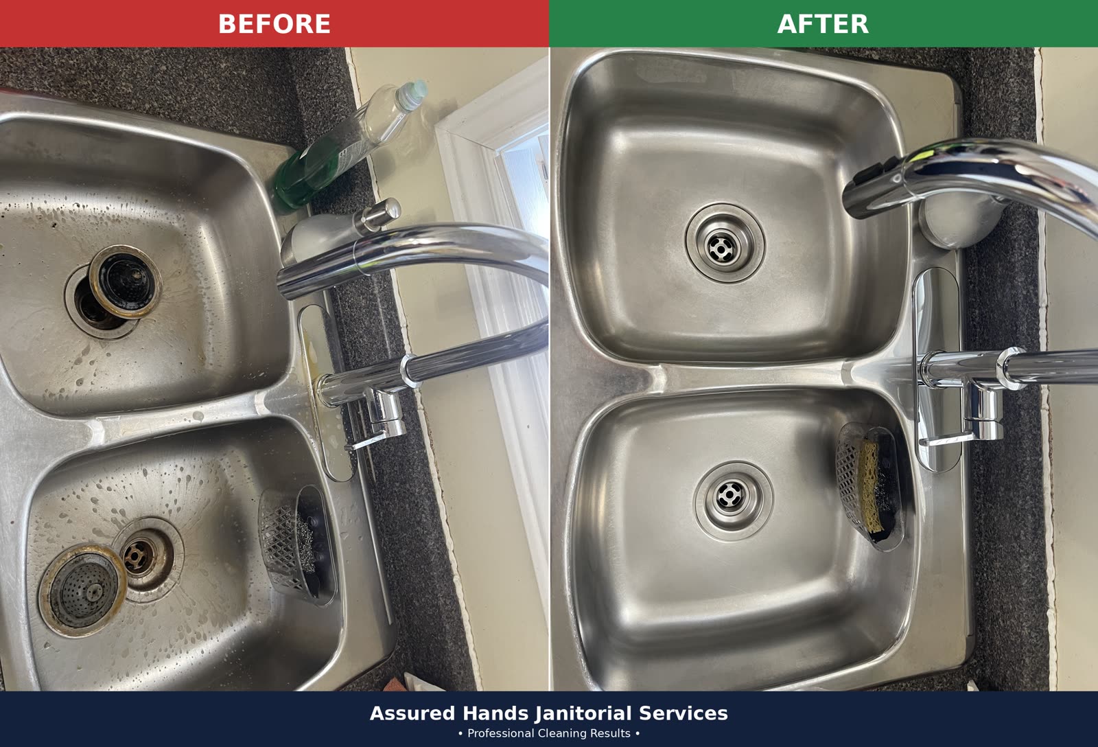Before and after deep cleaning result in Markham