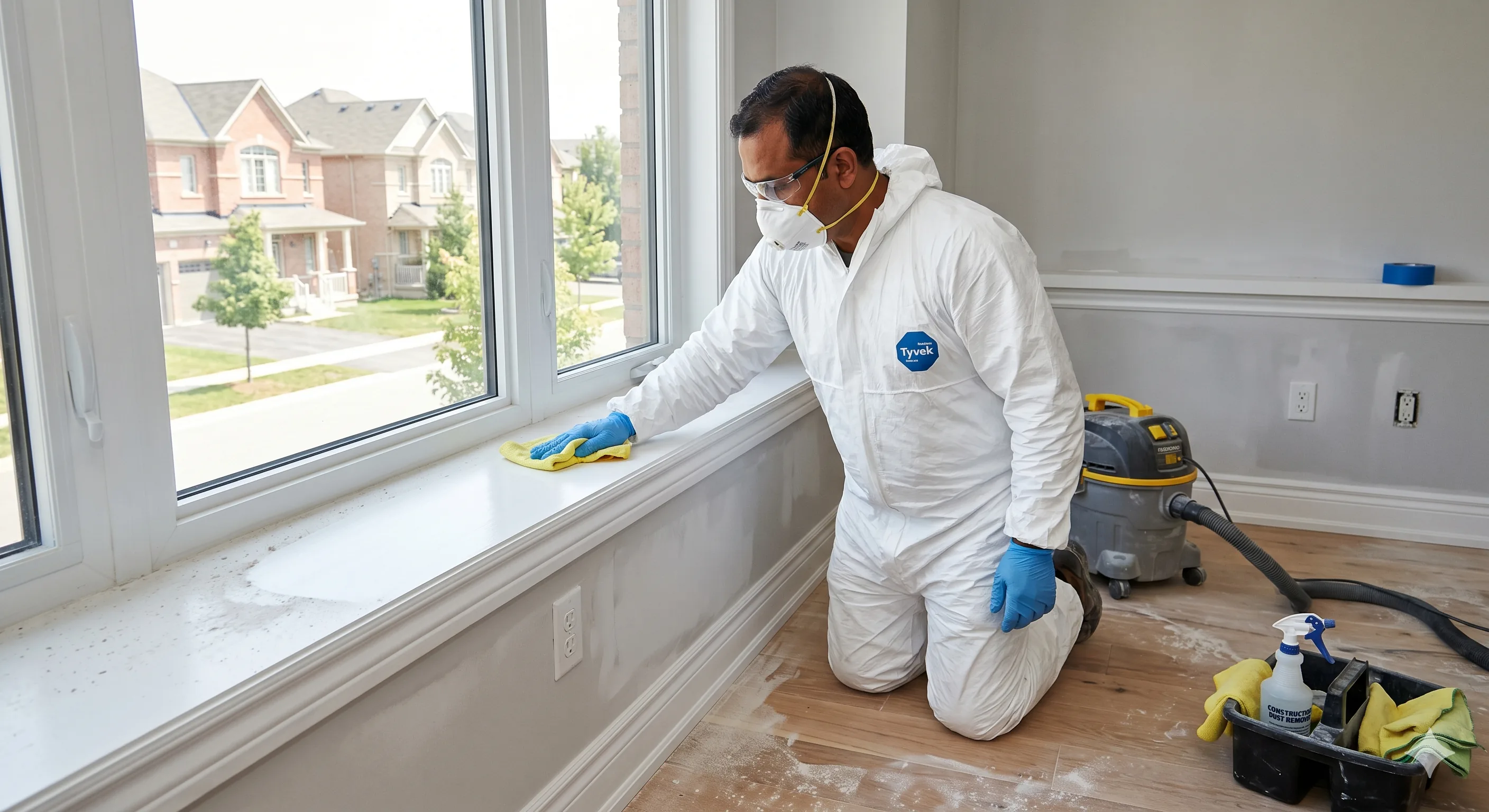 Post-construction cleaning after renovation